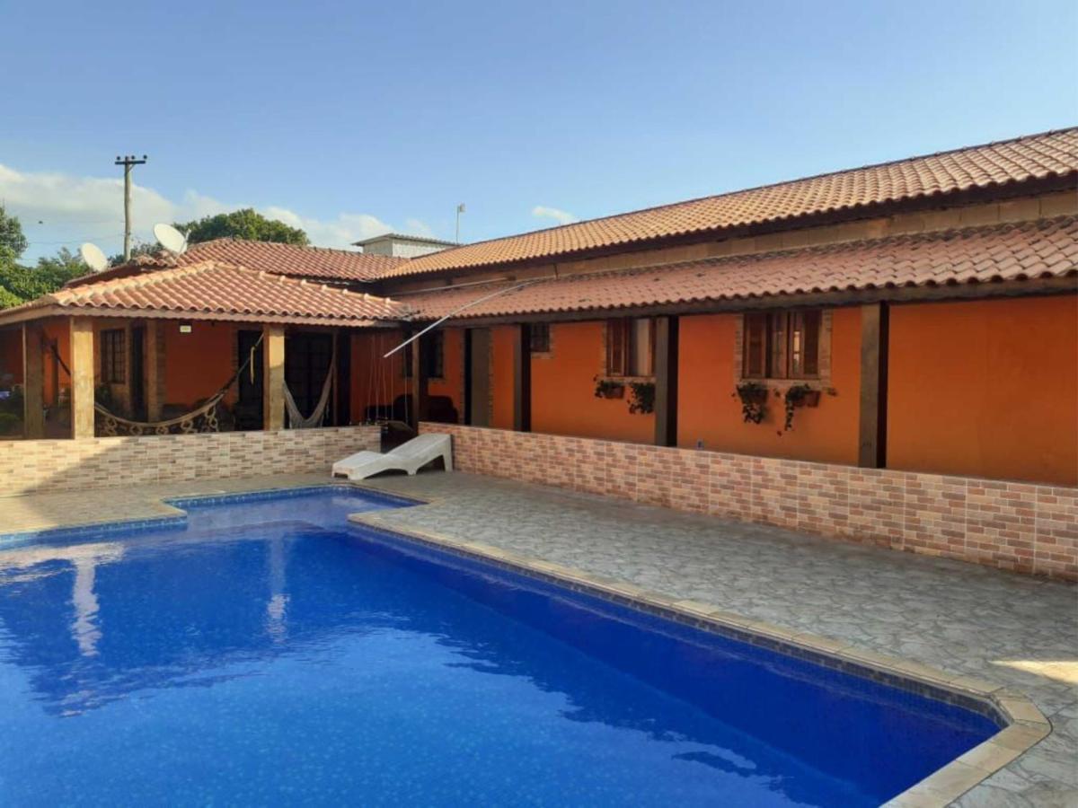 Chacara Bella Vida Com Piscina Churrasqueira Salao De Festas Fogao A Lenha Quadra 阿拉萨里瓜马 外观 照片